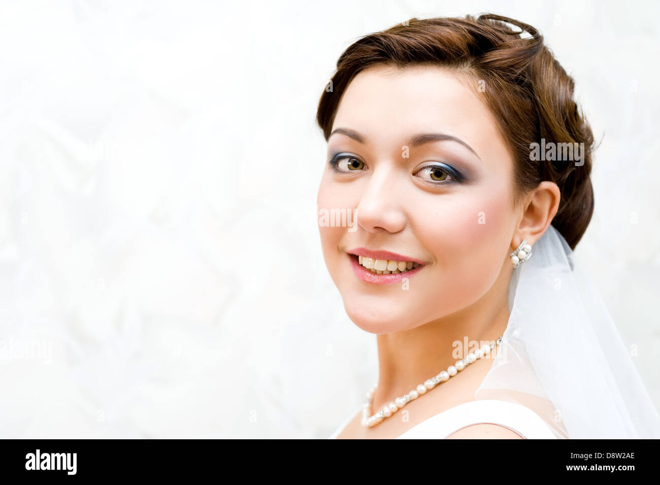 Brides faccia, primo piano Foto Stock