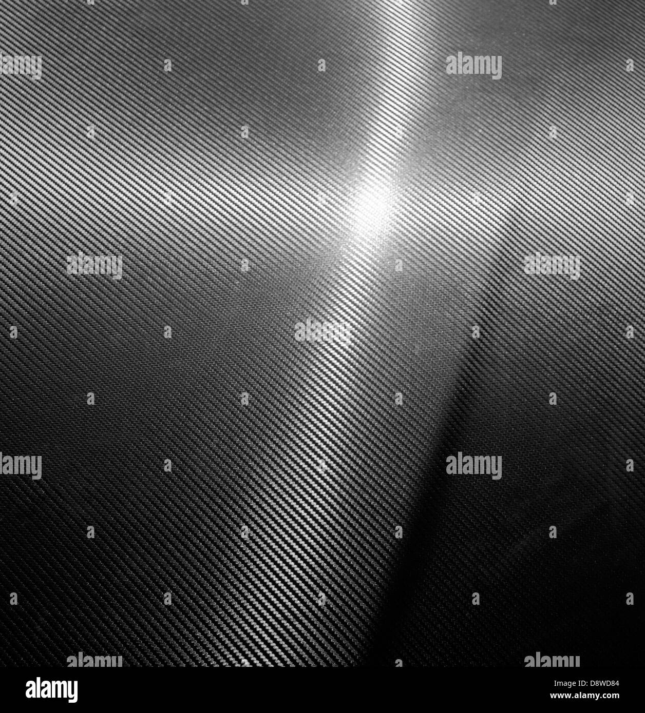 In bianco e nero in metallo superficie texture con in evidenza Foto Stock