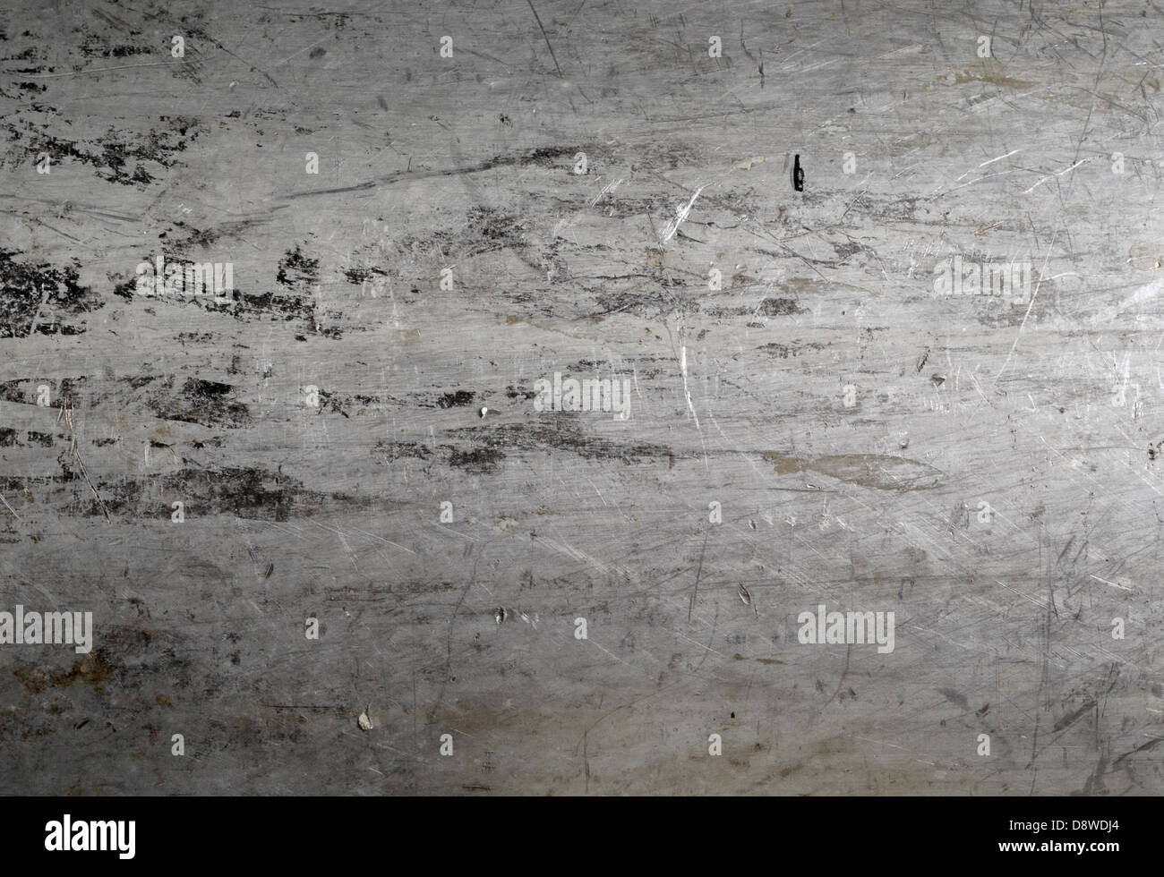 Graffiato e notato uno sfondo di metallo Foto Stock