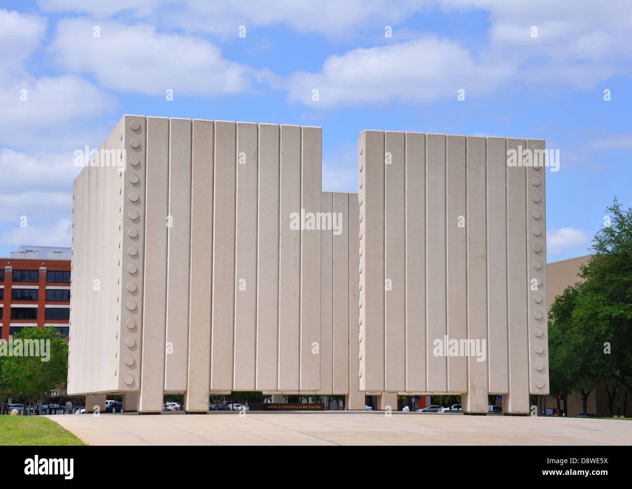 John Fitzgerald Kennedy Memorial a Dallas, Texas, Stati Uniti d'America Foto Stock