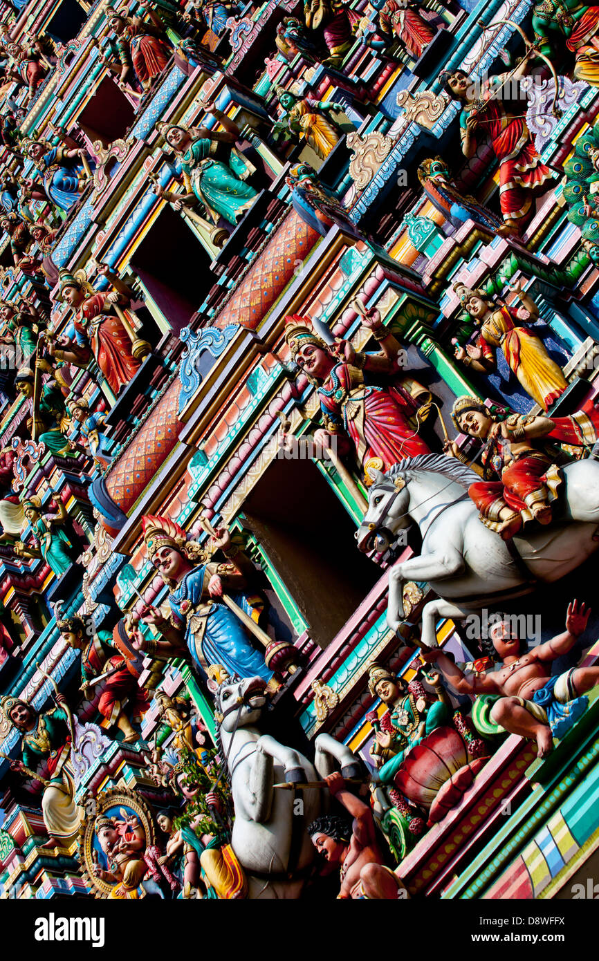 Sri Mahamariamman Temple Foto Stock