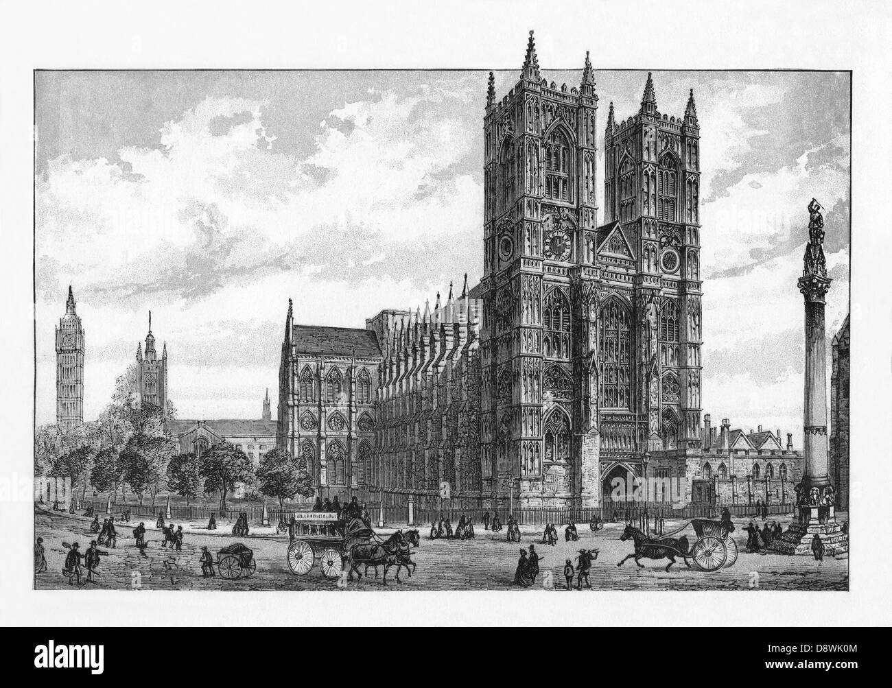 L'Abbazia di Westminster. Londra Foto Stock