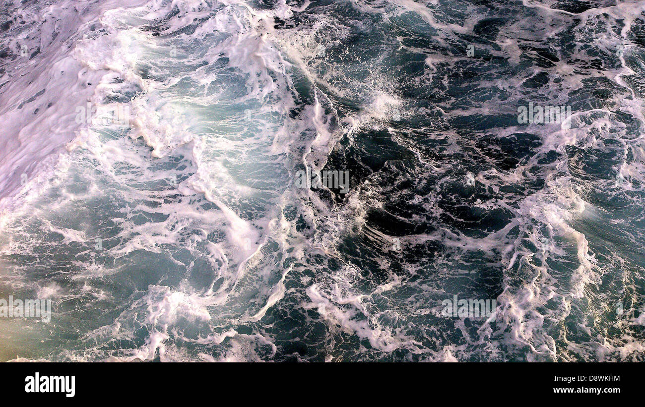 Onde in movimento Foto Stock