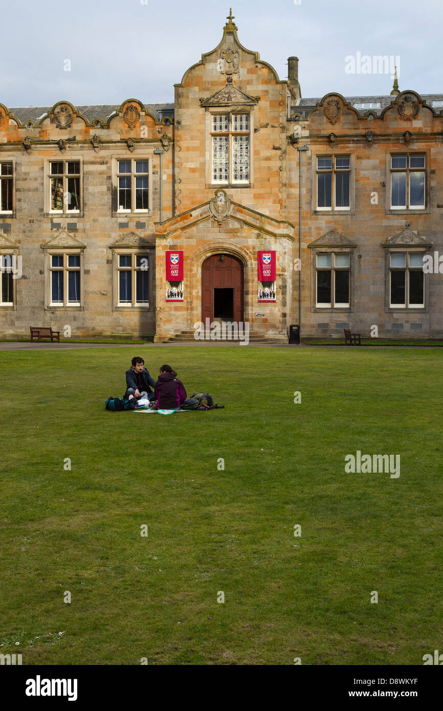 St Andrews school University College di Scozia uk Foto Stock