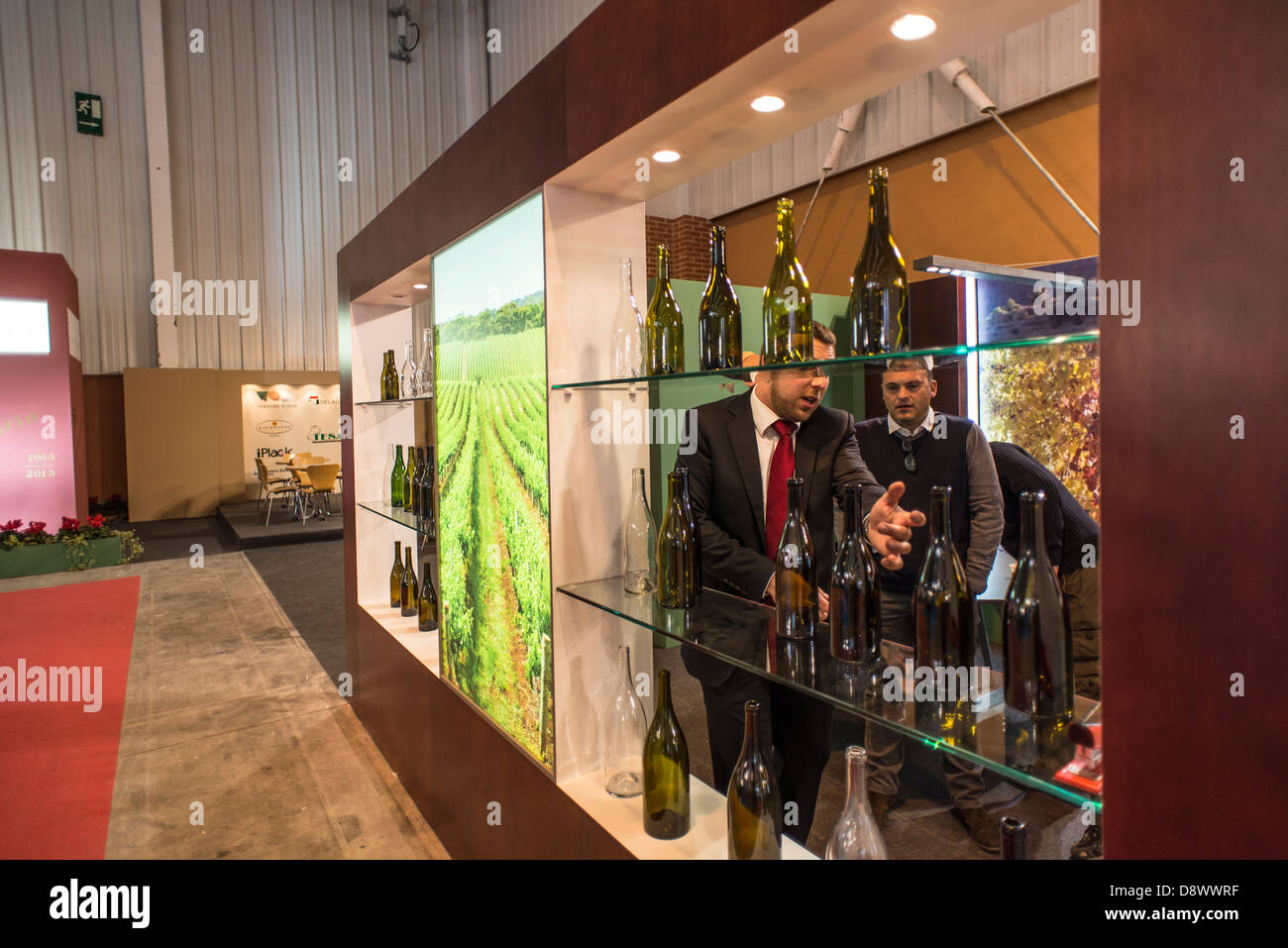 Enomaq Ente Fiera di Saragozza. International Wine industry, Aragona, Spagna Foto Stock