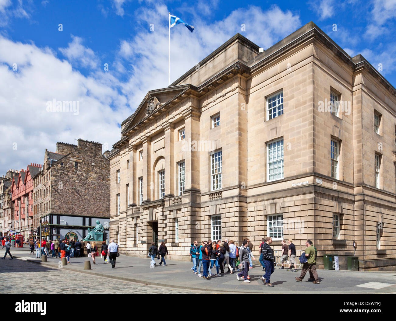 Edinburgh Alta Corte di Justiciary suprema corte penale della Scozia Royal Mile di Edimburgo Midlothian Scozia UK GB EU Europe Foto Stock