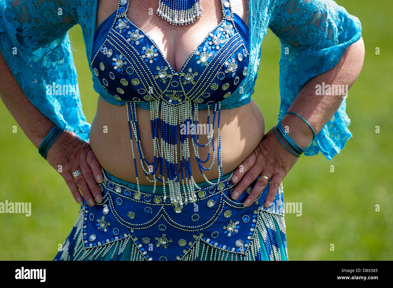 Danzatrice del ventre Foto Stock