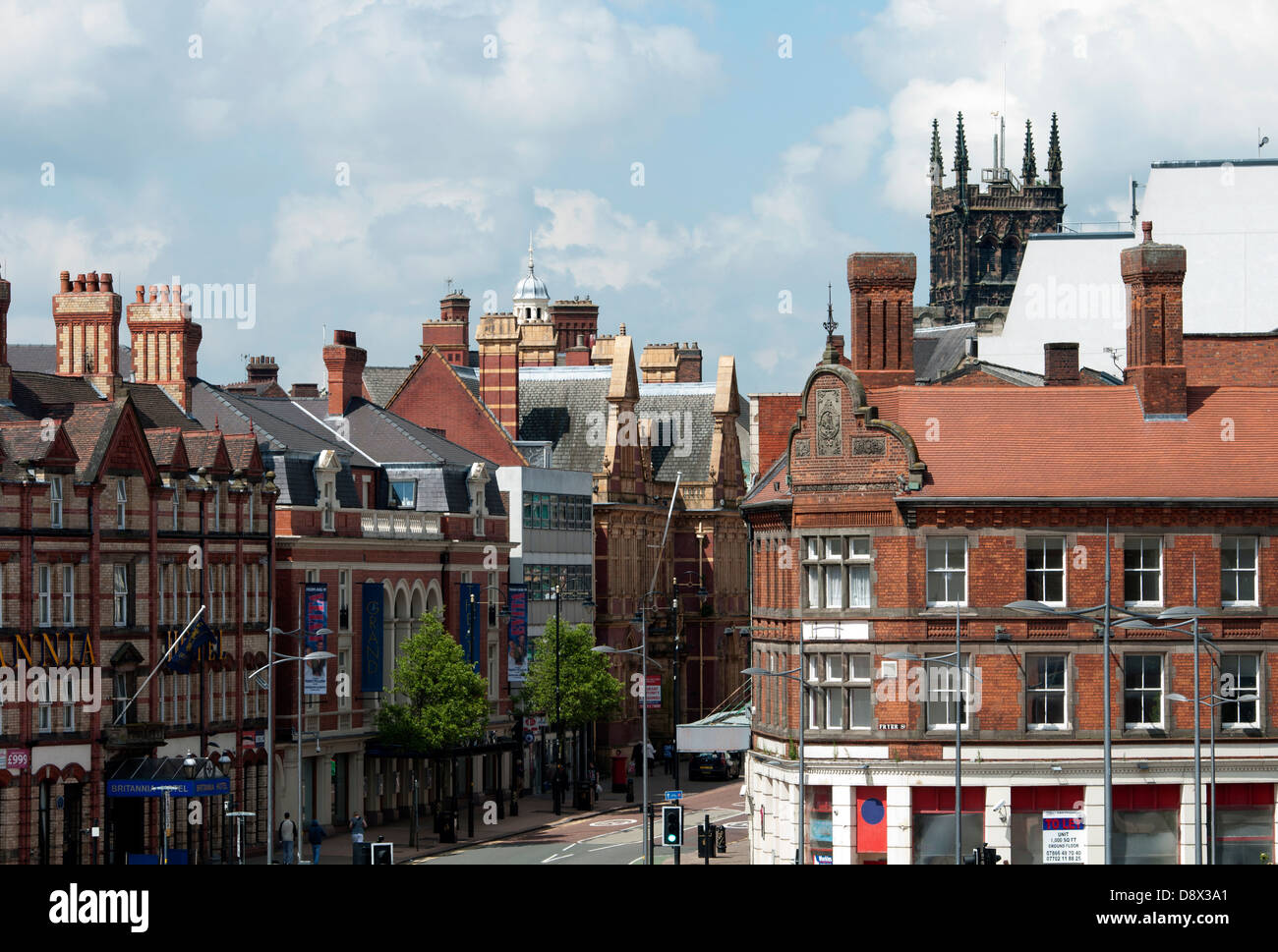 Il centro di Wolverhampton, West Midlands, Regno Unito Foto Stock