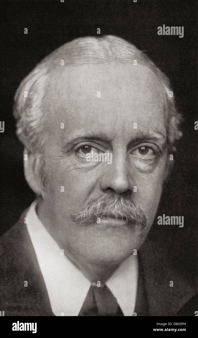 Arthur James Balfour, 1° Conte di Balfour, 1848 - 1930. British politico conservatore, statista e il Primo Ministro. Foto Stock