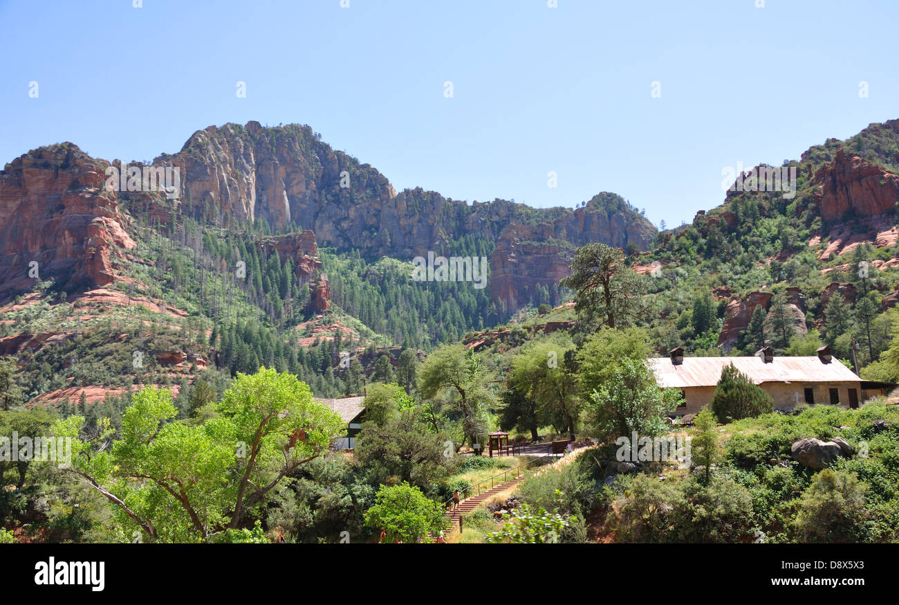 Resort di montagna vicino a Sedona, in Arizona, Stati Uniti d'America Foto Stock