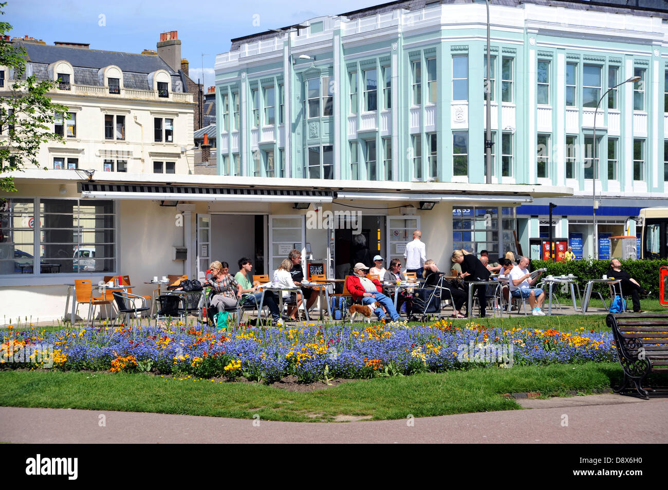 Old Steine cafe BRIGHTON REGNO UNITO Foto Stock