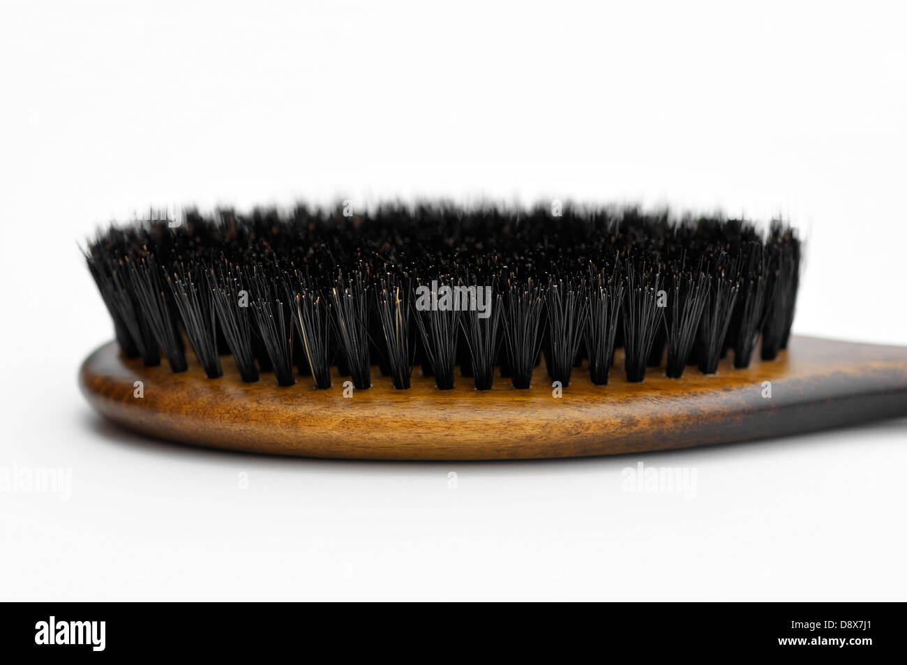 Spazzola per capelli realizzato da capelli naturali Foto Stock