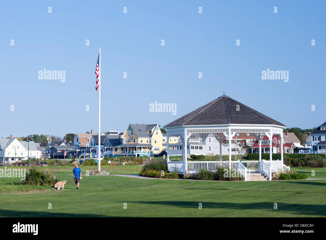 Parco in York Beach, Maine, Stati Uniti d'America. Foto Stock
