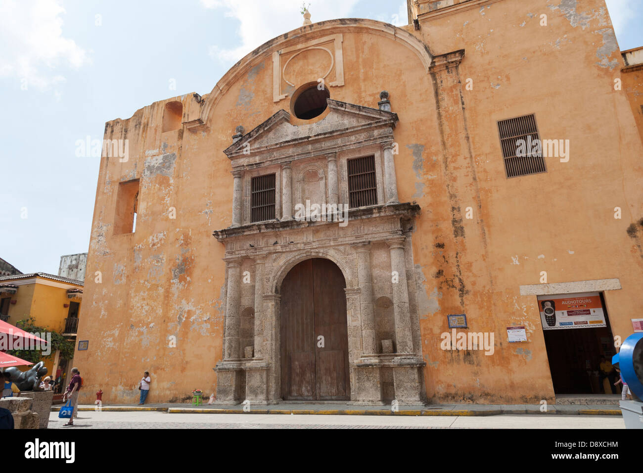 La Iglesia de Santo Domingo, Plaza de Santo Domingo, Cartagena, Colombia Foto Stock