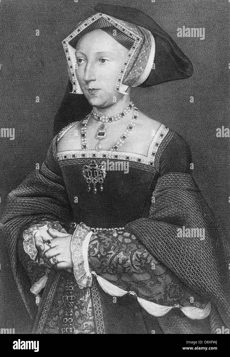 Lady Jane Seymour, successivamente regina di Henry VIII, circa 1530 Foto Stock