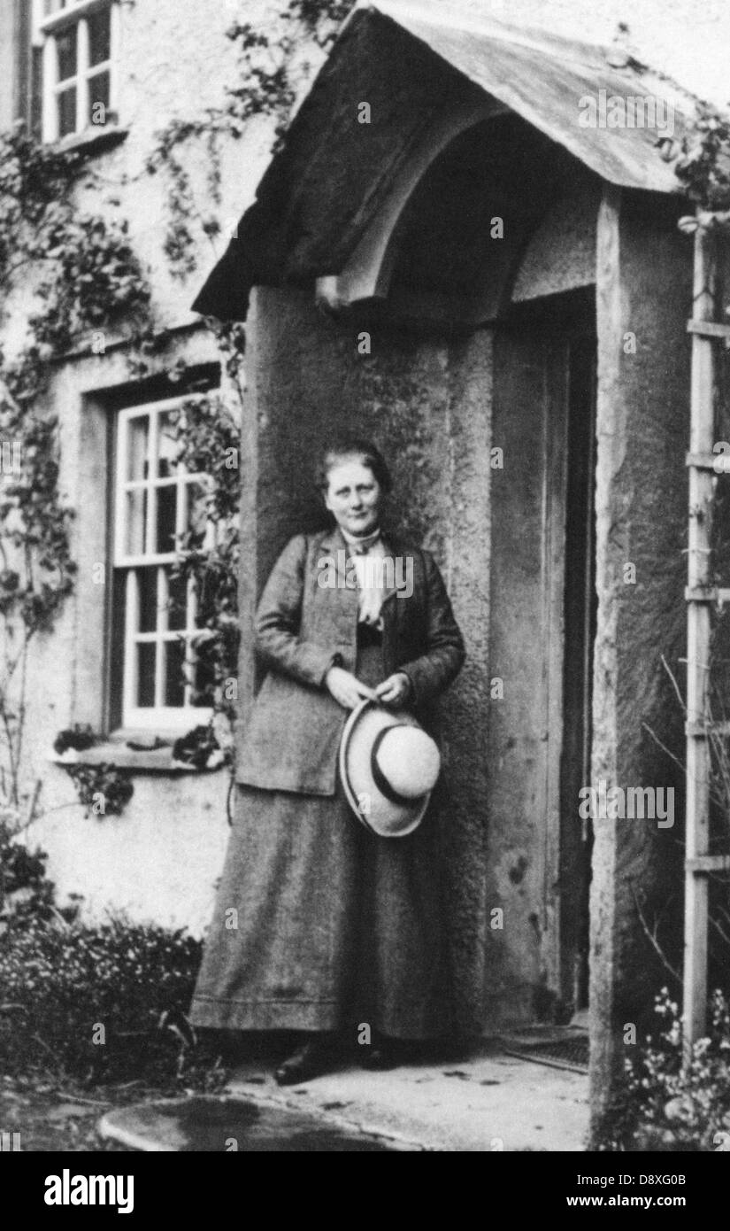 Beatrix Potter, autore di Peter Rabbit libri - 1913 Foto Stock