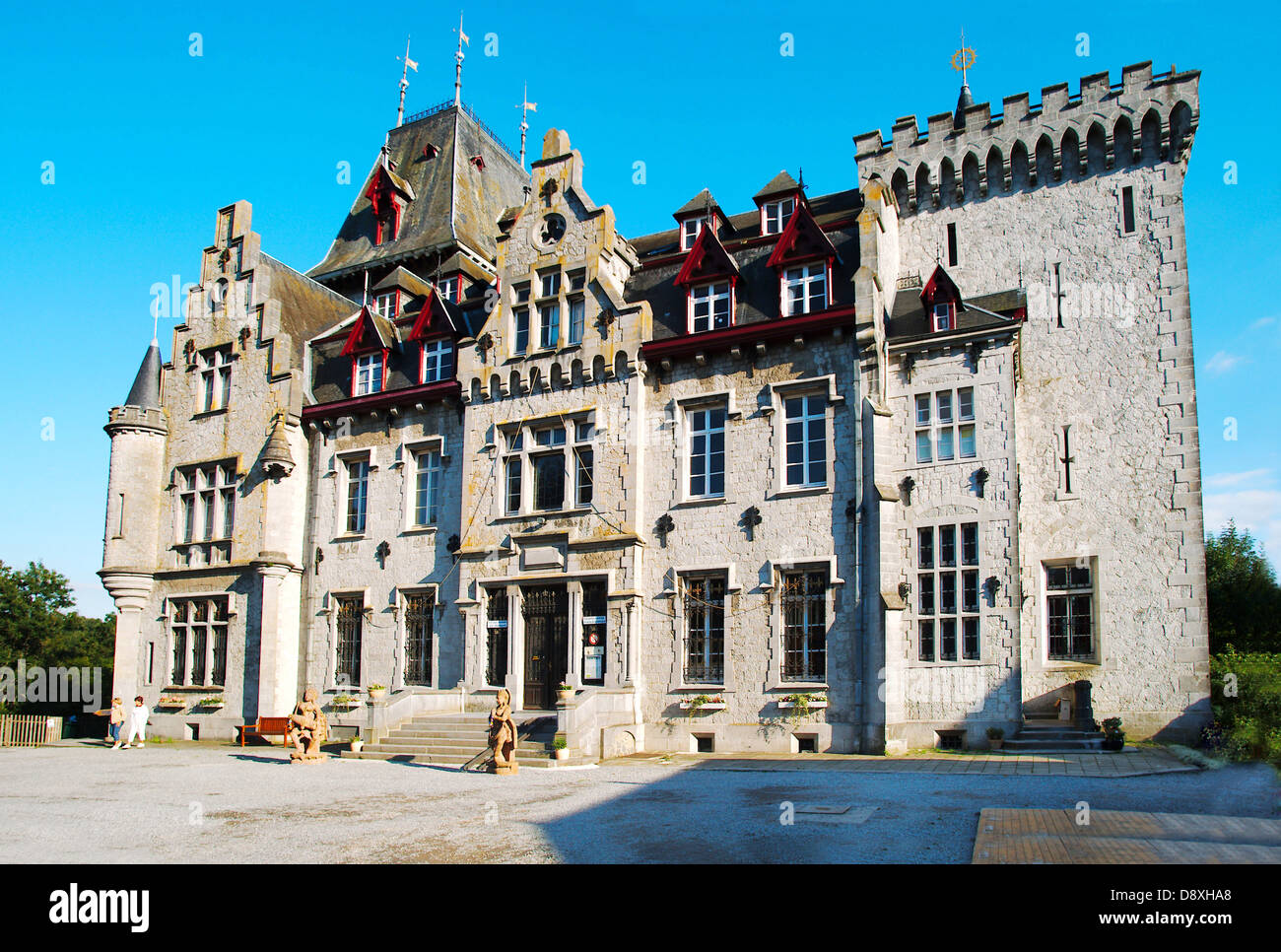 Radhadesh - Château de Petite-Somme vicino a Durbuy in Belgio Foto Stock