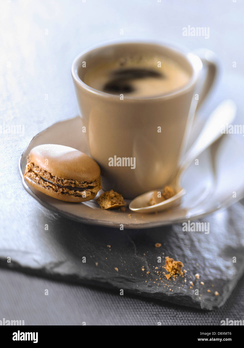 Tazza di caffè con un Amaretto caffè Foto Stock
