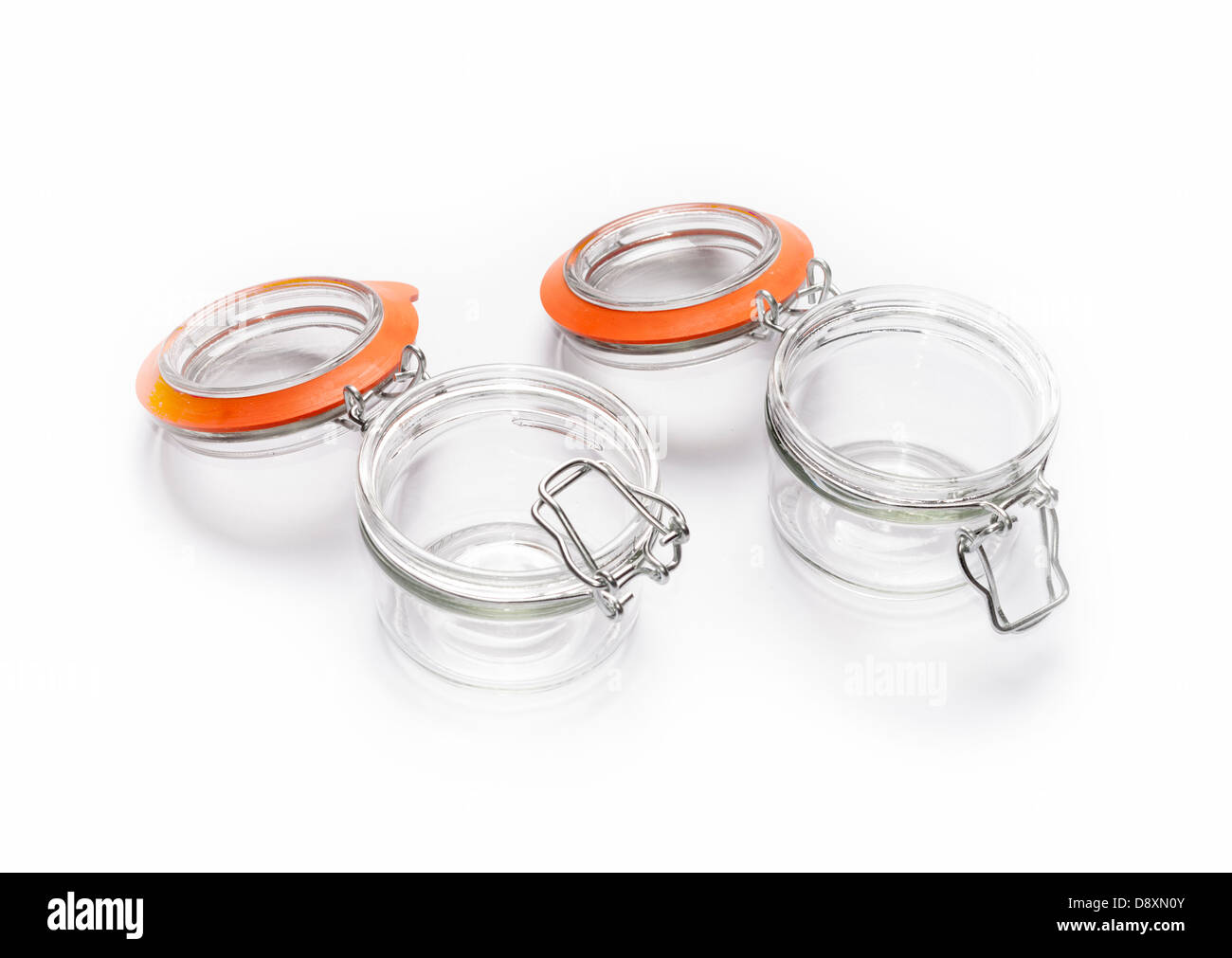 Stile Kilner conserva vasi Foto Stock