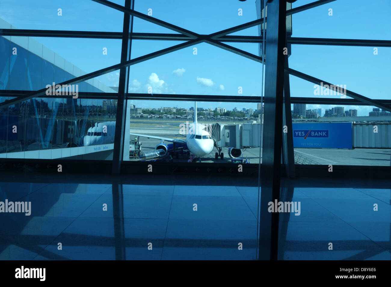 In aereo Aeroporto di Mumbai Foto Stock