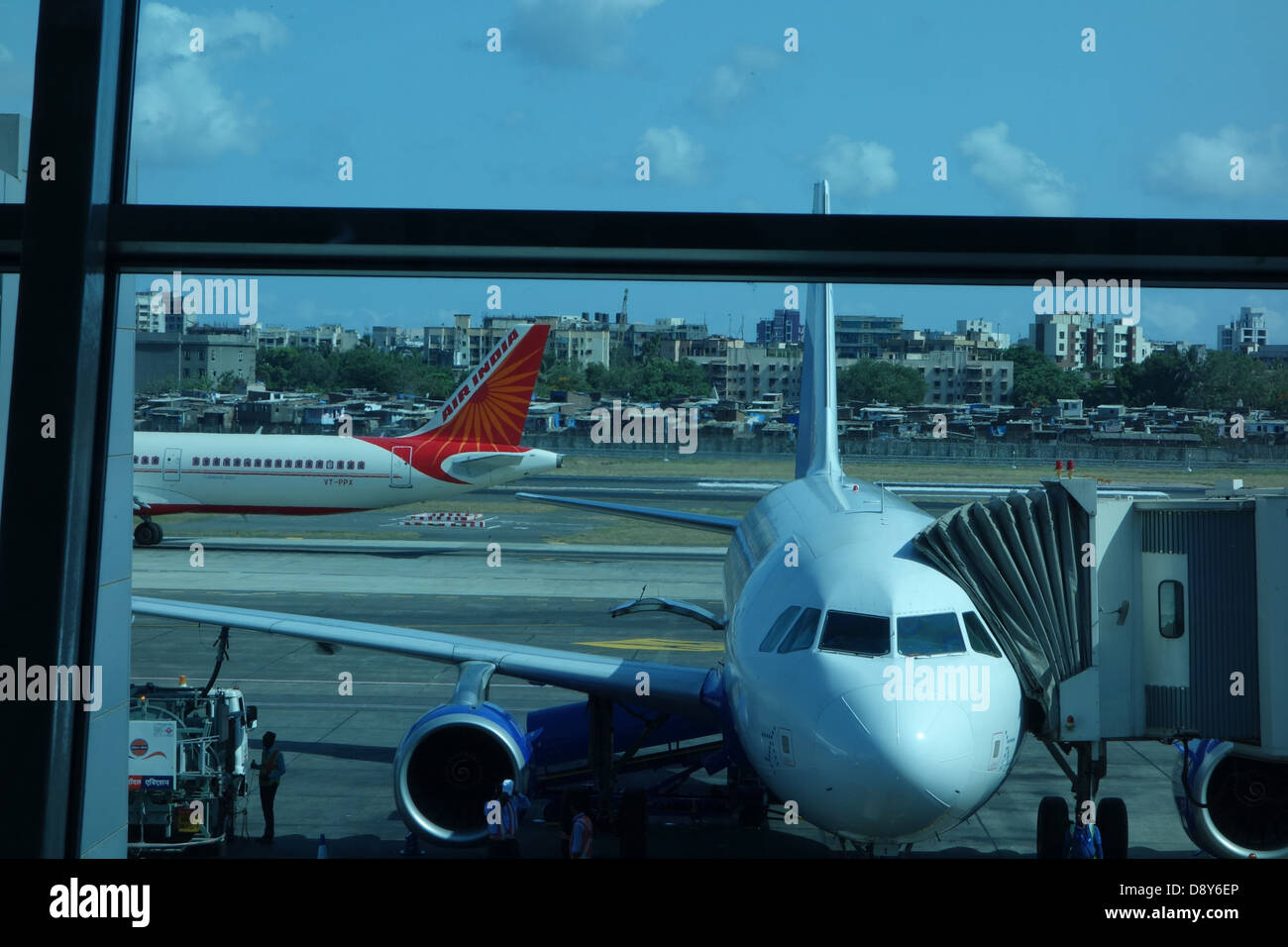 In aereo Aeroporto di Mumbai Foto Stock