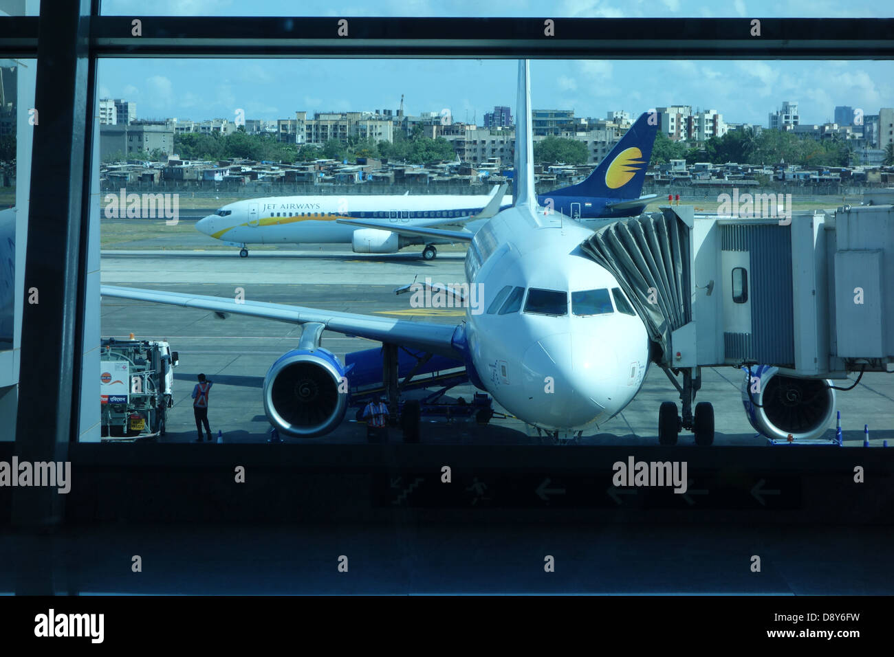 In aereo Aeroporto di Mumbai Foto Stock