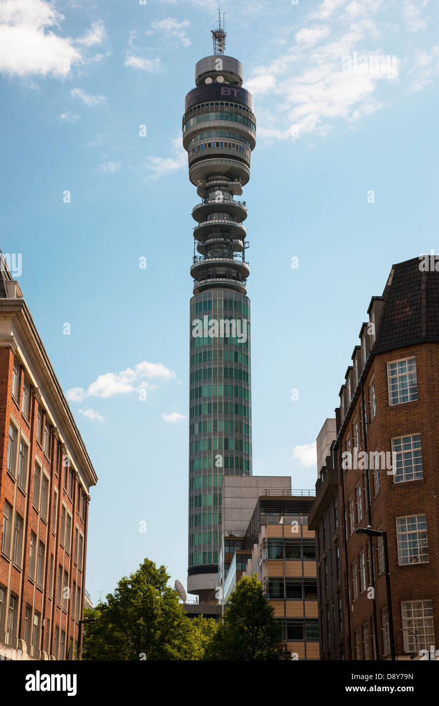 BT Tower, Fitzrovia, London, England, Regno Unito, GB Foto Stock