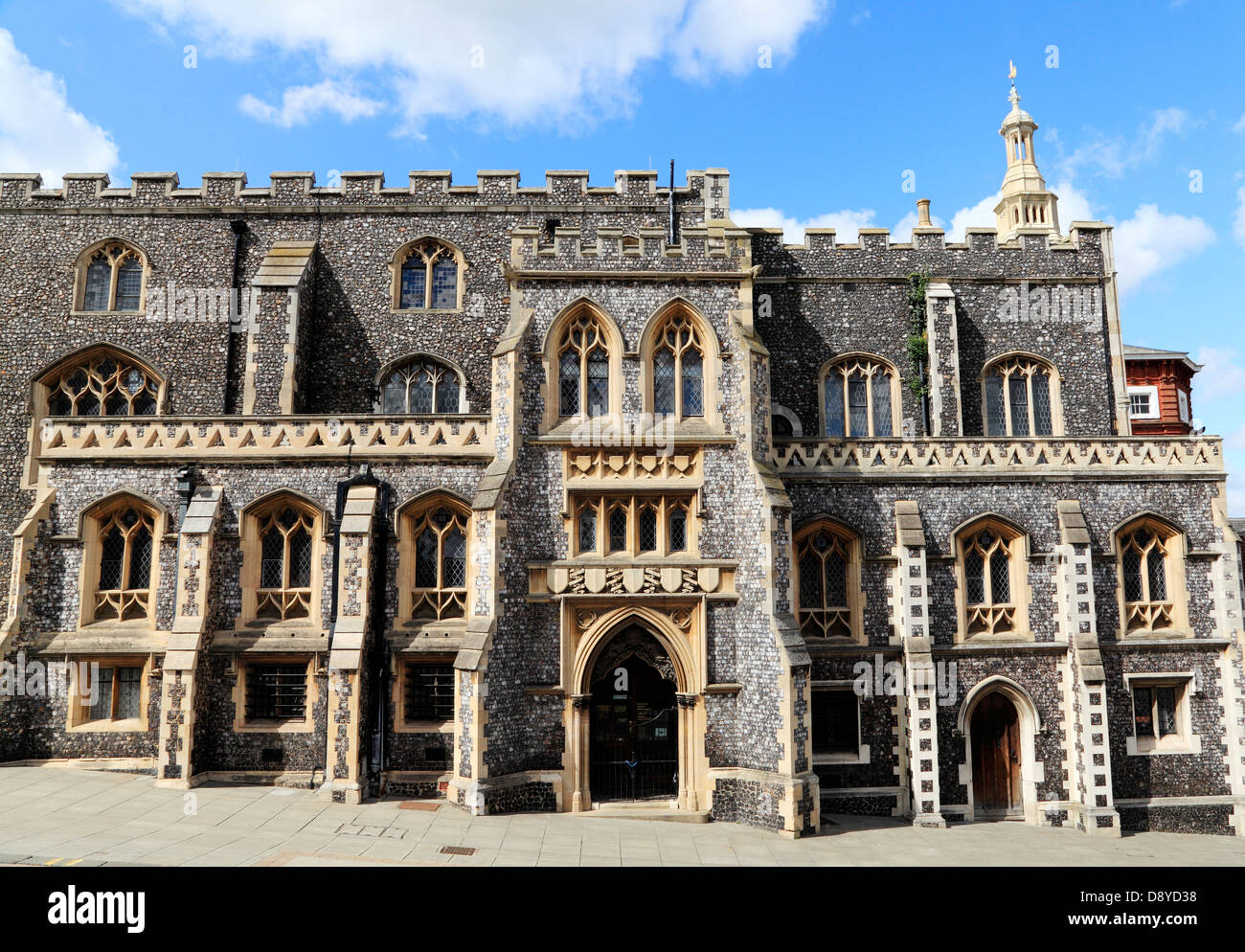 Norwich, la Guildhall, medievale, Norfolk, Inghilterra Regno Unito, Inglese Guildhalls Foto Stock