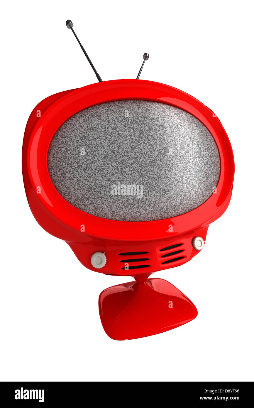 Retro TV Foto Stock