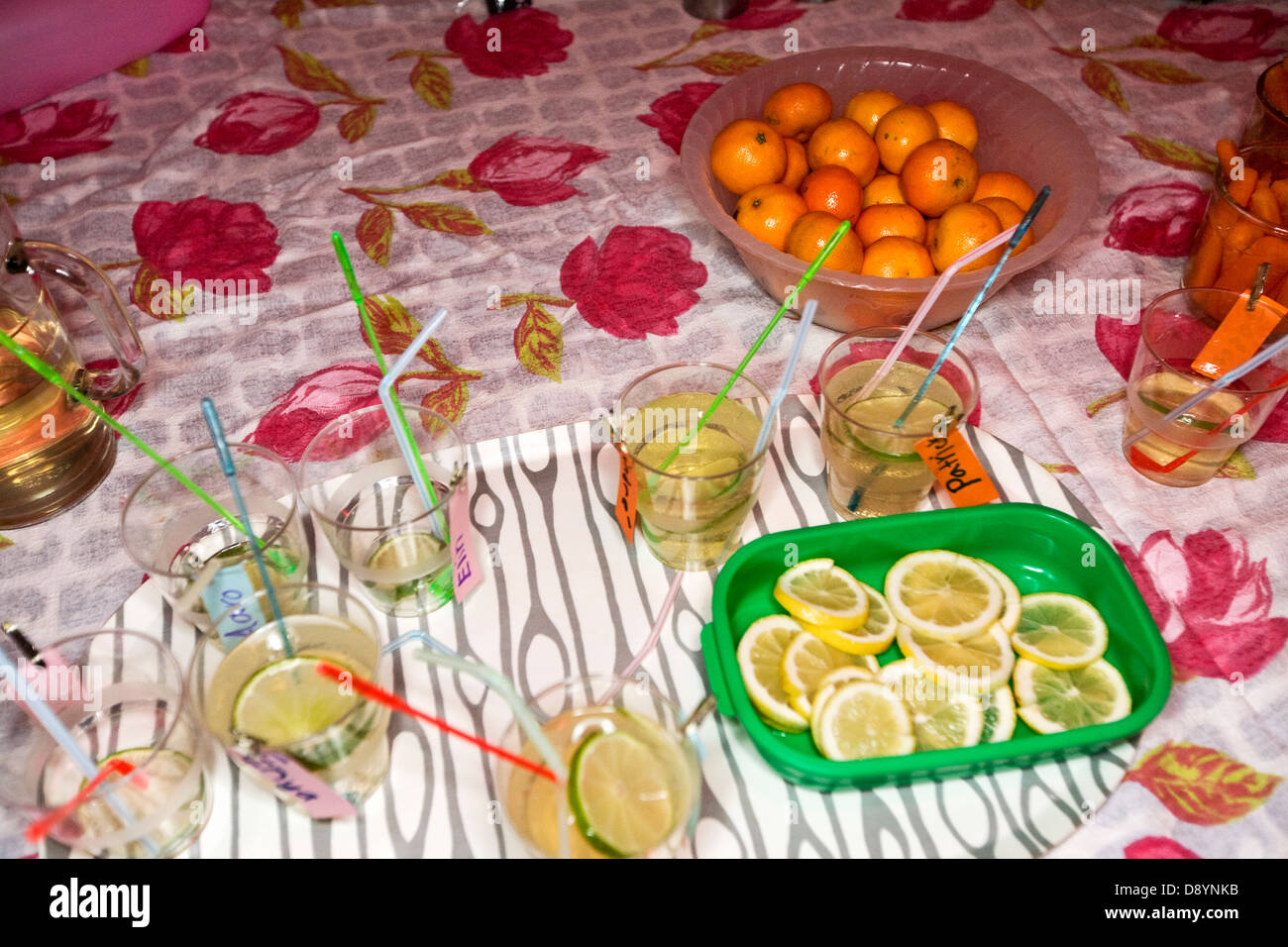 Tabella del partito Foto Stock