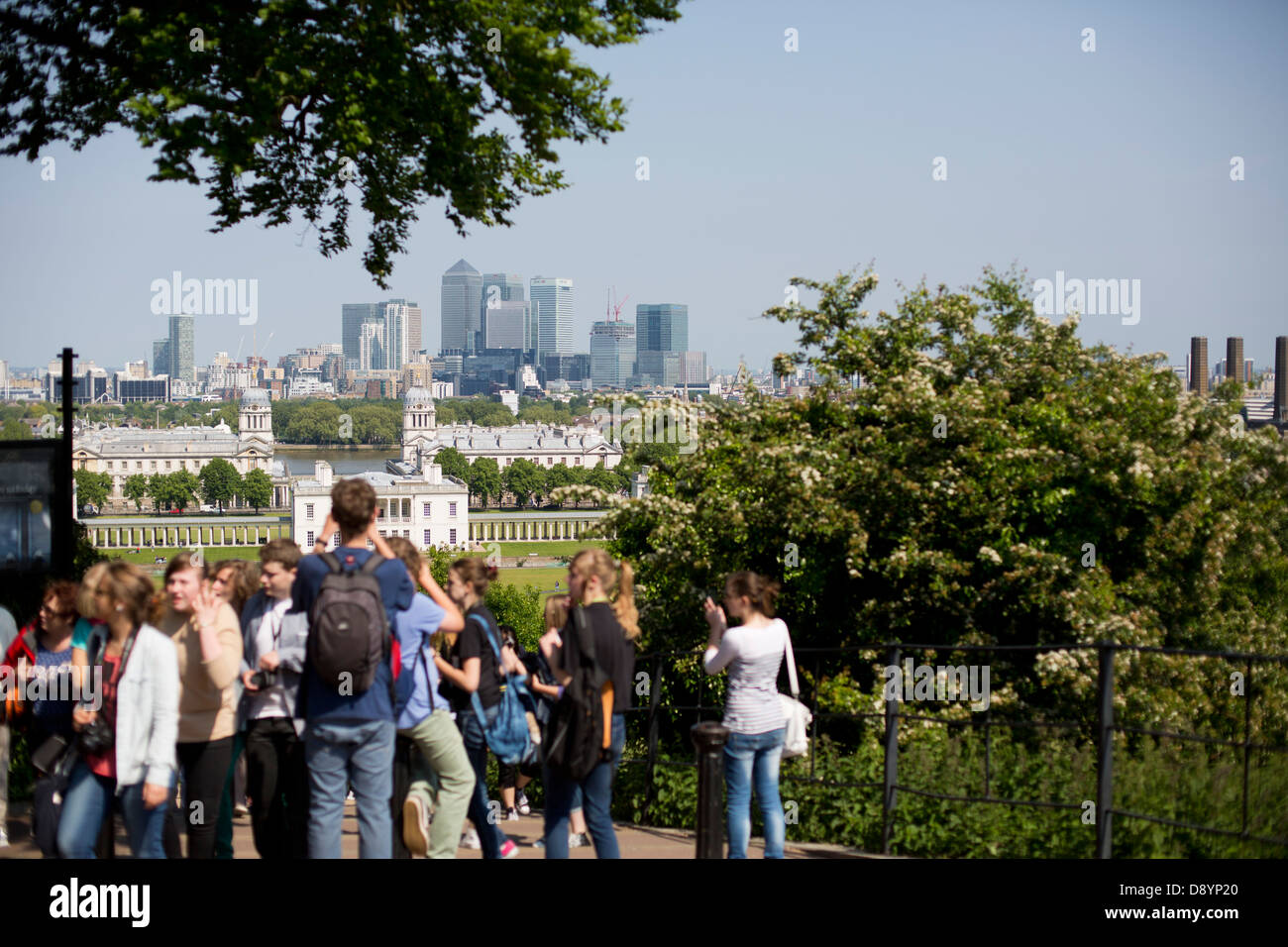 Greenwich Park a Londra, Inghilterra. Foto Stock