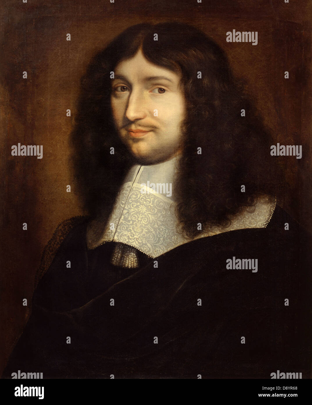 Tableau Philippe De Champaigne - Jean-Baptiste Colbert - Toile/cadre Neuf Prêt à Accrocher
