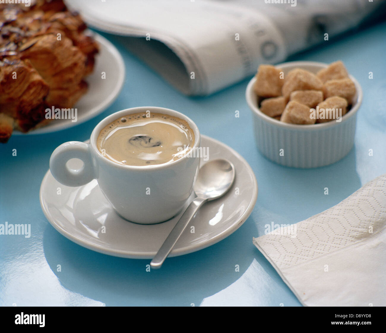 Un espresso. Foto Stock