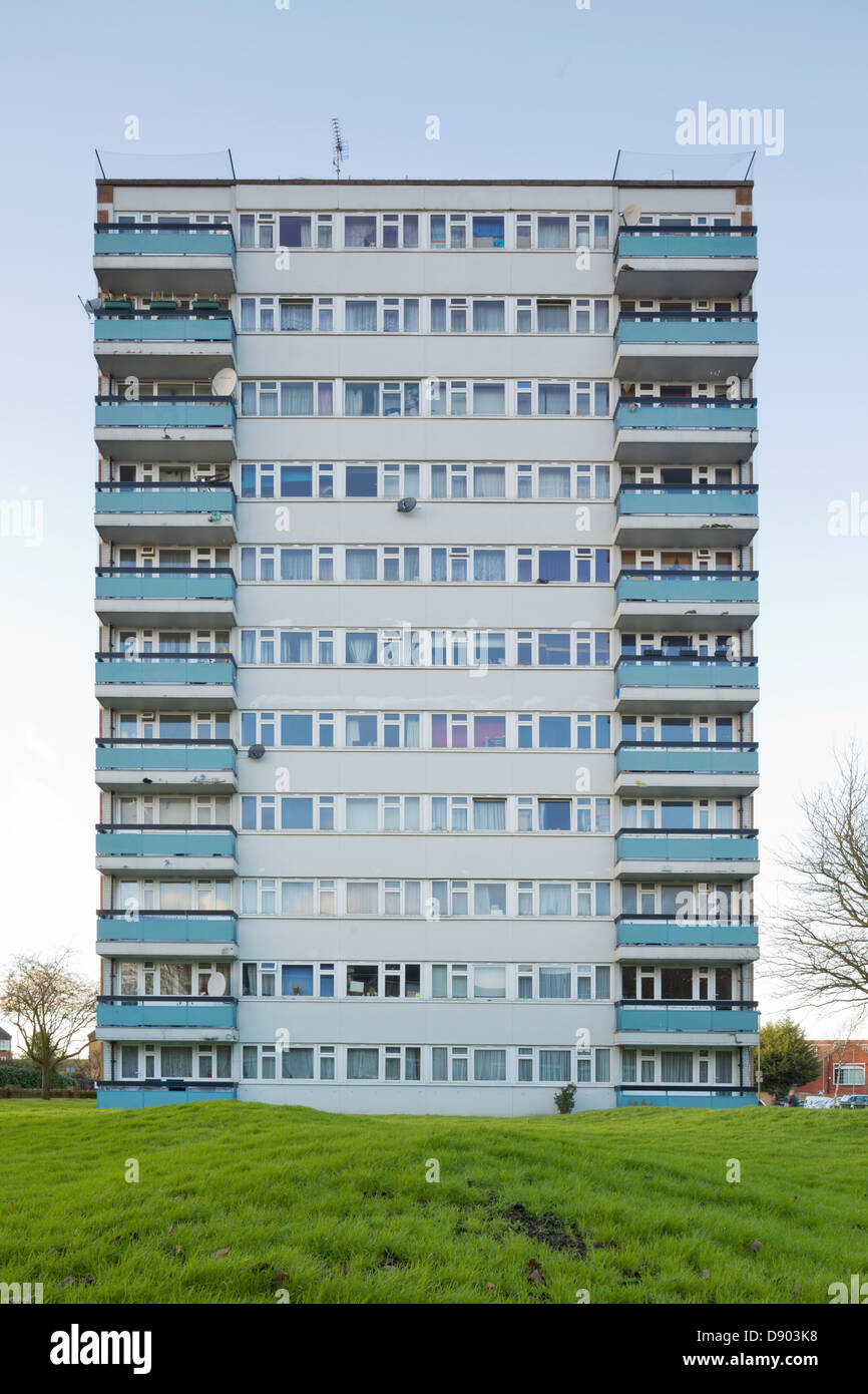 Blocco di appartamenti a East Finchley, Londra Foto Stock