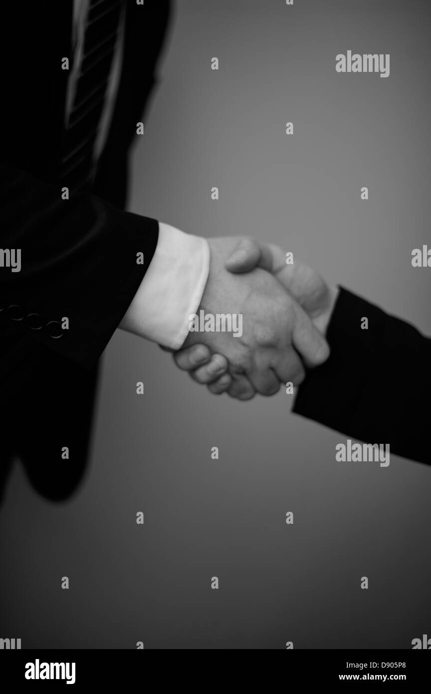 Handshake di business Foto Stock