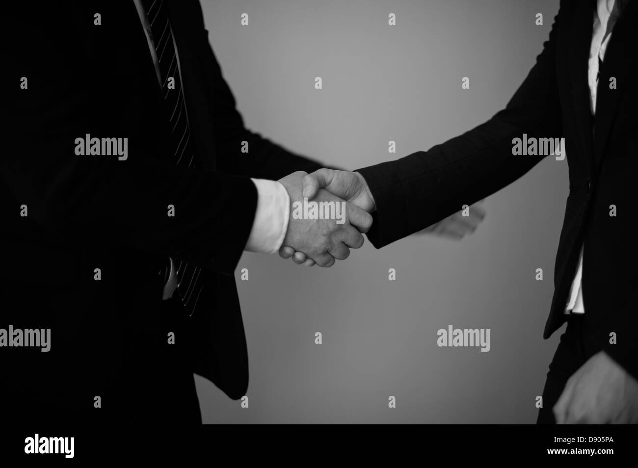Handshake di business Foto Stock