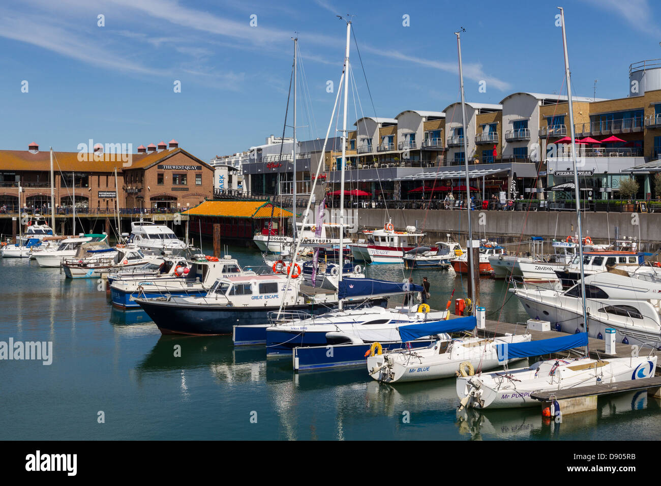 Inghilterra Sussex Brighton Marina Foto Stock