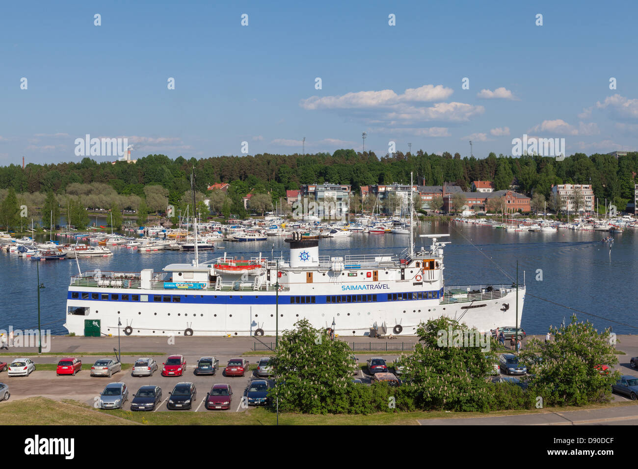 Vista Lago di Lappeenranta Foto Stock