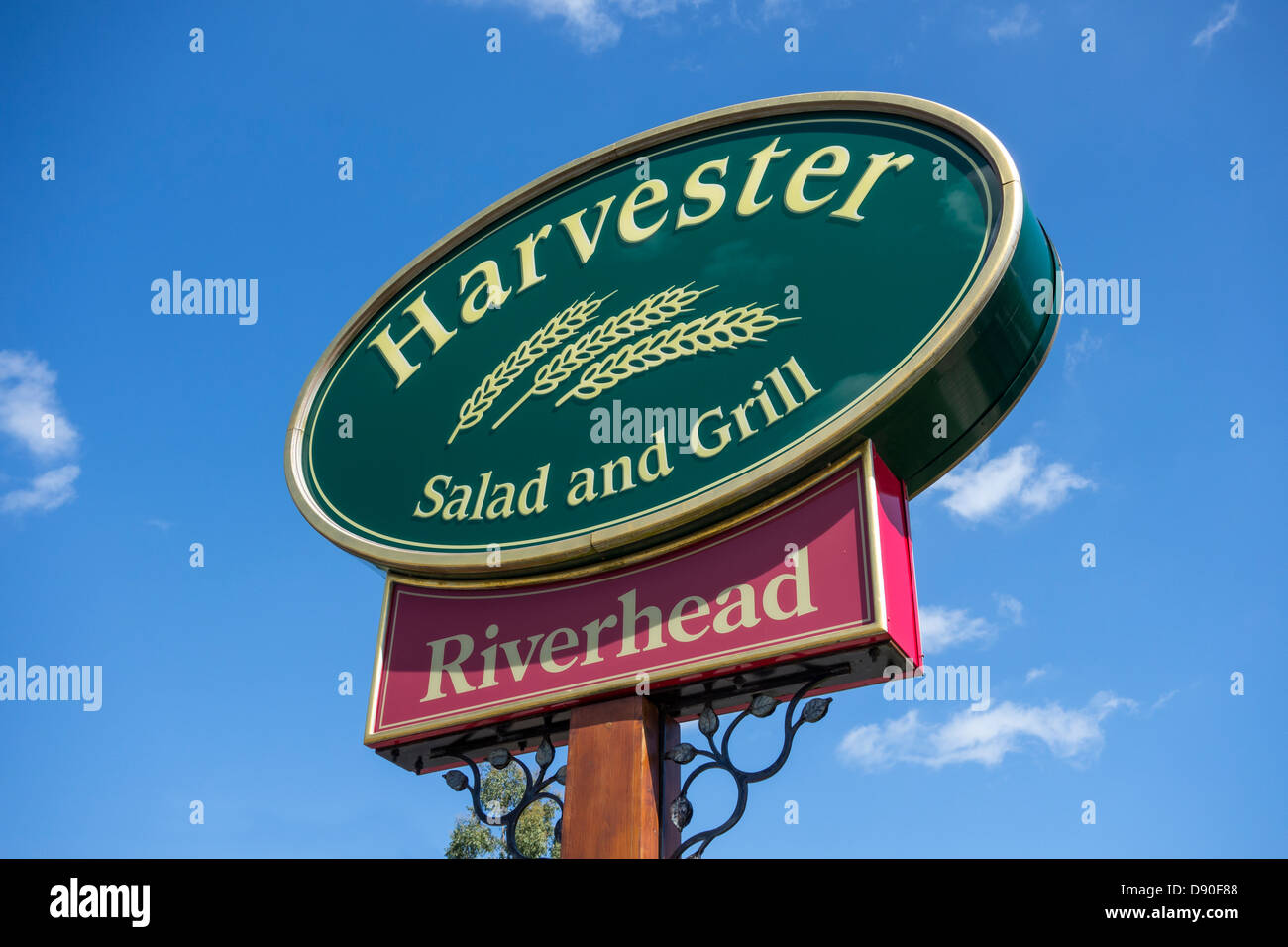 Ristorante Harvester insalata e Grill Riverhead Foto Stock