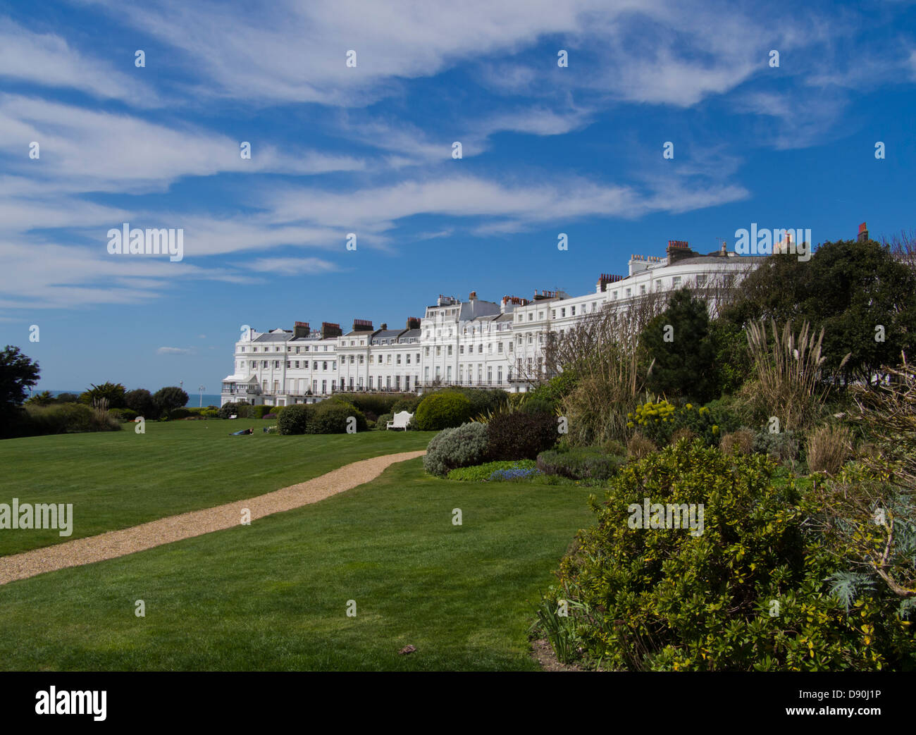 Kemp Town giardini, Brighton, Regno Unito Foto Stock