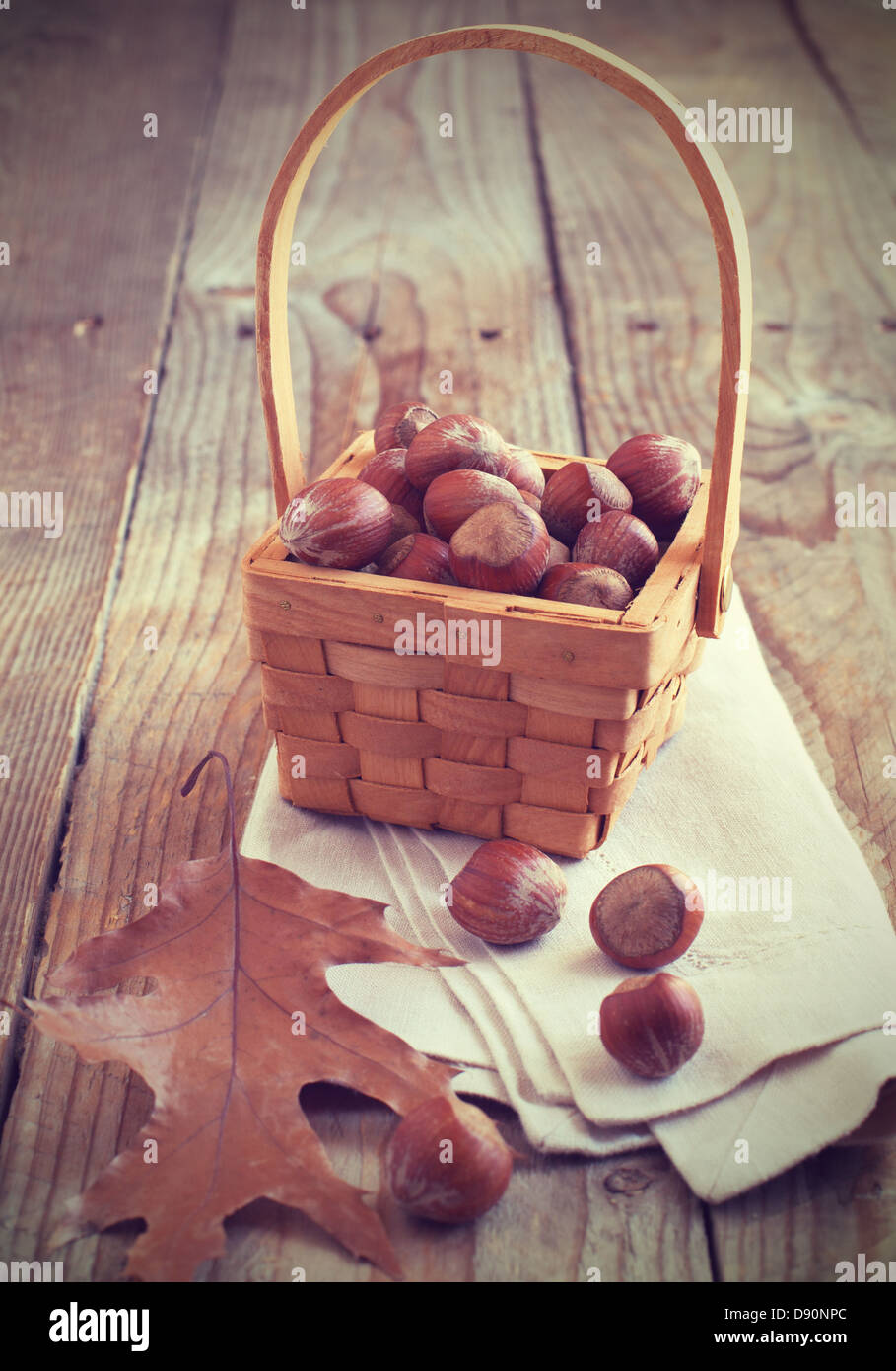 Assortimento di dadi Foto Stock