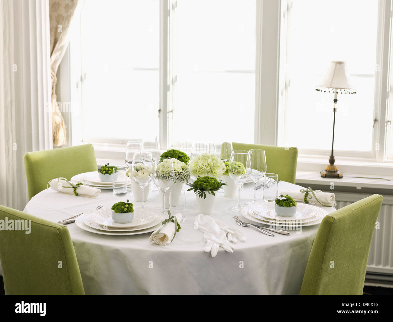 Luogo elegante impostazione Foto Stock