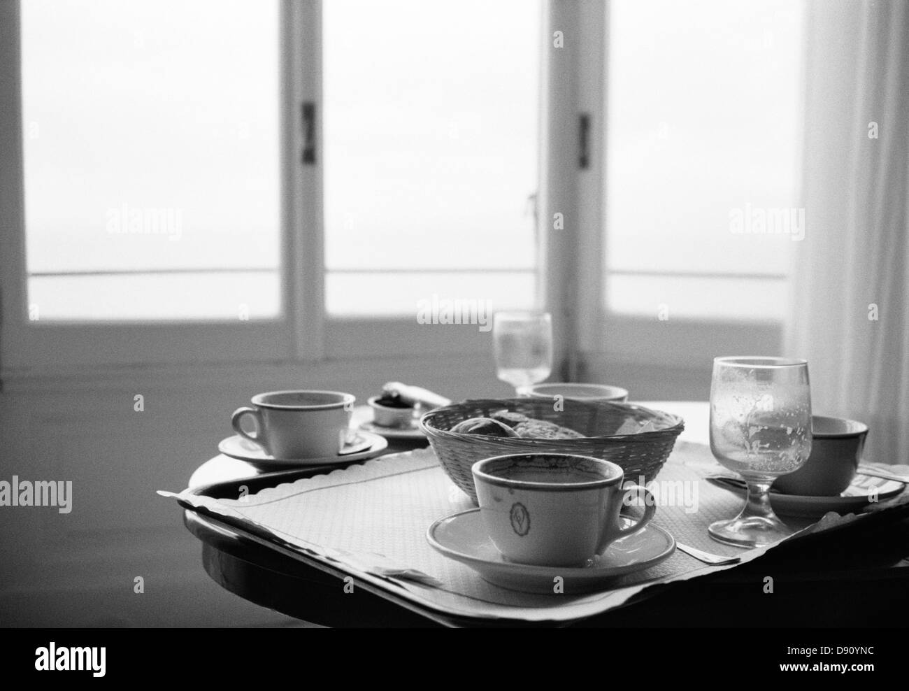 La prima colazione, Italia. Foto Stock