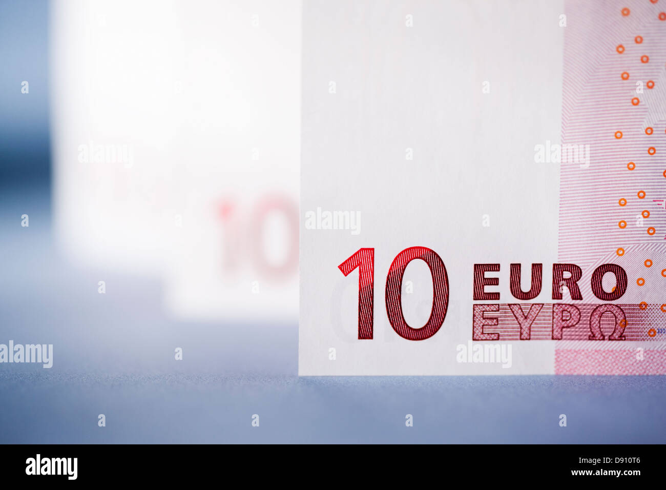 Dieci euro note Foto Stock