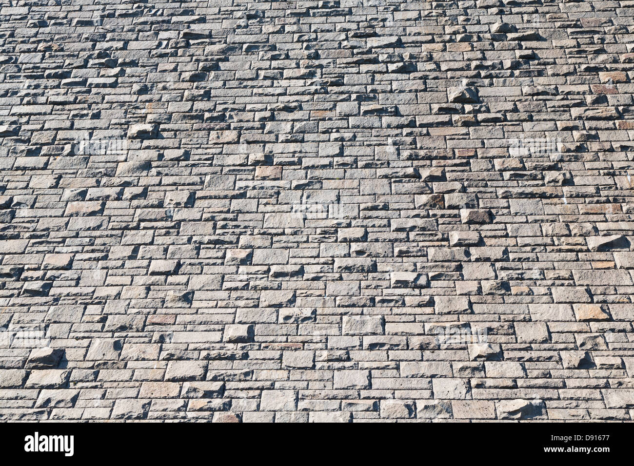 Stone texture di sfondo, dalla Diga Derwent, Peak District, Derbyshire, Regno Unito Foto Stock