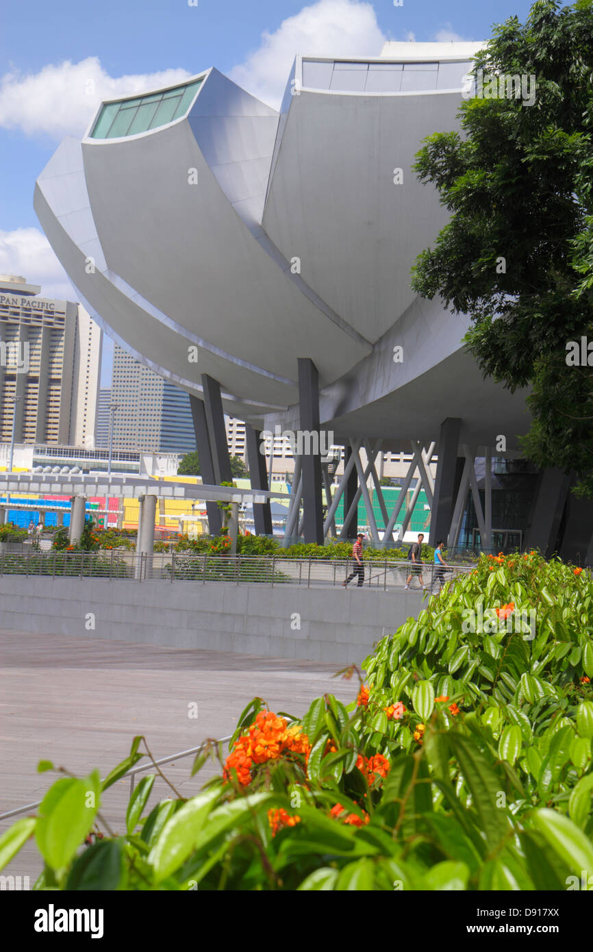 Singapore ArtScience Museum, design architettonico, esterno, Sing130202097 Foto Stock