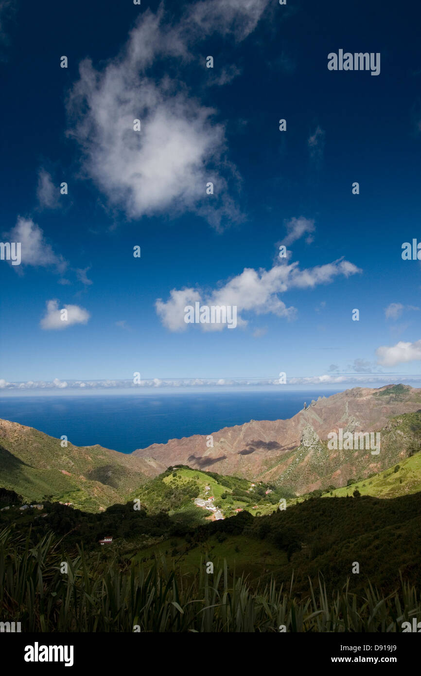 Paesaggio di St Helena Island. Foto Stock