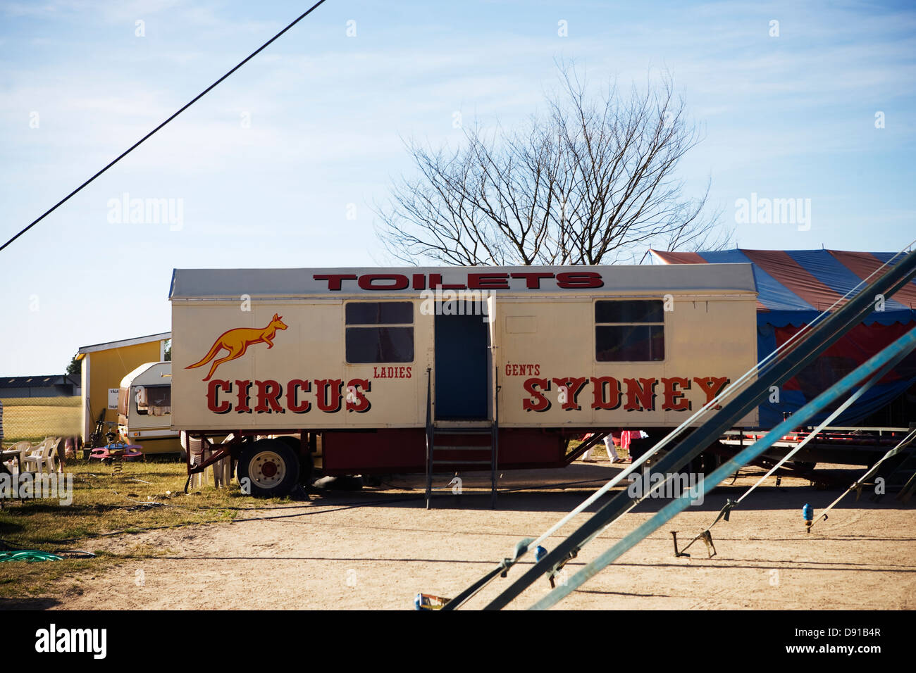 Un circo, Skane, Svezia. Foto Stock