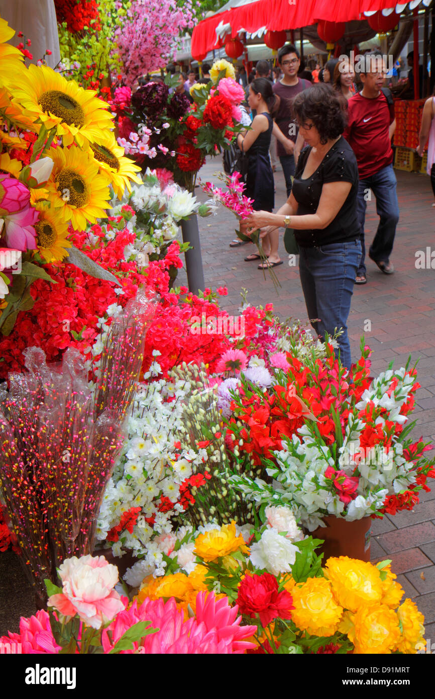 Singapore, Waterloo Street, shopping shopper shopping negozi mercati di mercato mercati di acquisto di vendita, negozi al dettaglio negozi business business business, Asian Foto Stock