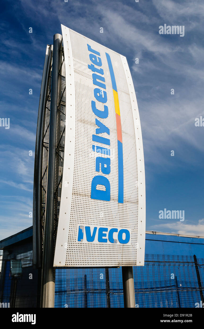Iveco Daily Center segno Foto Stock